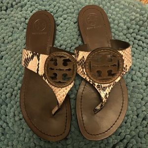 Tory Burch Shoes - Tory Burch Faux Snake Skin Miller Sandals Tory Burch Shoes - Tory Burch Faux Snake Skin Miller Sandals